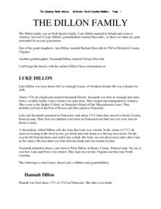 Surnames / Genealogy / Robert Lindsay / Irish people / Irish genealogy / Dillon