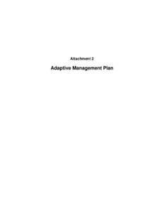 Attachment 2  Adaptive Management Plan Adaptive Management Plan for the Taiban Constant Alternative