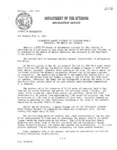 McGuire - Int. 4662  ®rnf? &OOlirtA1~~1J @[P lrOOrn mrmrrnOOD@OO INFORMATION SERVICE BUREAU OF RECLAMATION For Release JULY 11, 1961