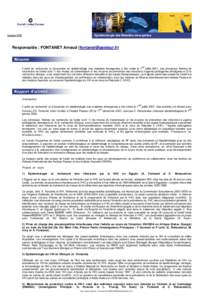 Epidémiologie des Maladies émergentes  Version PDF Responsable : FONTANET Arnaud ([removed])