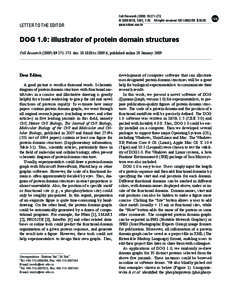 LETTER TO THE EDITOR  Cell Research[removed]:[removed]. © 2009 IBCB, SIBS, CAS All rights reserved[removed] $ 30.00 www.nature.com/cr