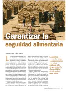 Garantizar la seguridad alimentaria - Finanzas y Desarrollo, Diciembre de[removed]Maros Ivanic y Will Martin