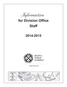 Information for Division Office Staff[removed]REGINA