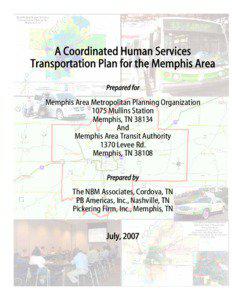 A Coordinated Human Services Transportation Plan for the Memphis Area Prepared for