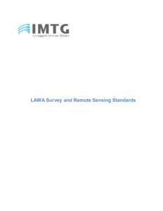 LAWA Survey and Remote Sensing Standards  Document history revision letter  release date