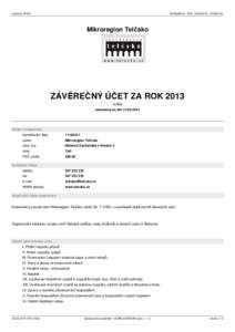 Licence: DF66  XCRGBZUC / ZUC[removed][removed]Mikroregion Telčsko