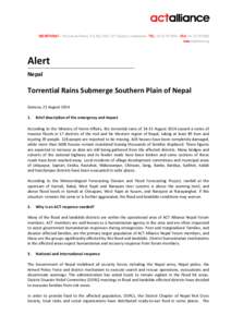 Humanitarian aid / Occupational safety and health / Nepal / Disaster / Pakistan floods / South Asian floods / Asia / Disaster preparedness / Emergency management