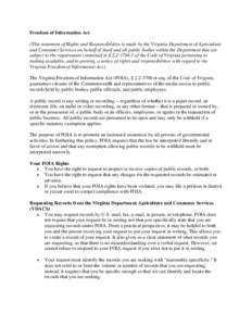 Microsoft Word - FOIA Policy for Agency Website_7doc