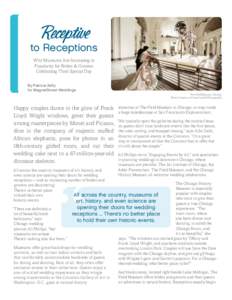 Receptive  to Receptions Why Museums Are Increasing in Popularity for Brides & Grooms Celebrating Their Special Day