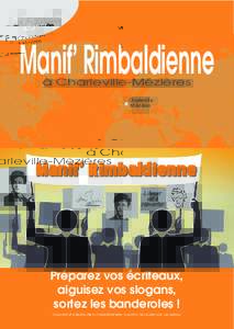 Manif’ Rimbaldienne à Charleville-Mézières Charleville Mézières  Manif’ Rimbaldienne