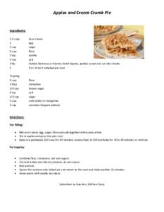 Microsoft Word - DW- apple crumb pie