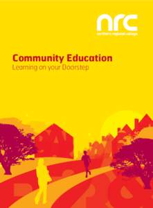 Community Education Learning on your Doorstep 3  Community Education