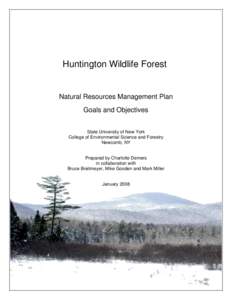 Sustainability / Sustainable agriculture / Adirondack Park / New York State College of Forestry / State University of New York / State University of New York College of Environmental Science and Forestry / Sustainable forest management / Natural resource management / Ecosystem services / Environment / Forestry / Earth