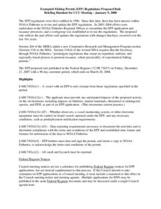 Microsoft Word - EFP Regs PR Briefing Handout for CCC Mtg[removed]doc