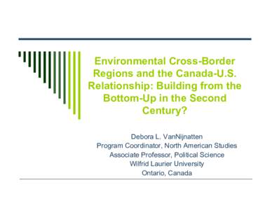 Cross-Border Regions and the Prairies-Great Plains Case: An Academic Perspective