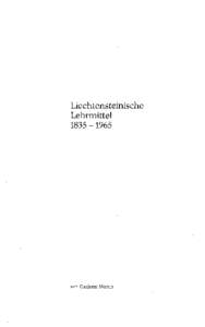 Liechtensteinische Lehrmittel[removed]von Graham Martin