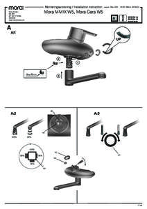 Monteringsanvisning / Installation instruction  RevMA nrMora MMIX W5, Mora Cera W5