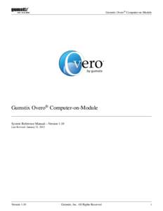 Computing / Embedded Linux / Single-board computers / Linux-based devices / Bluetooth / Gumstix / OMAP / Computer-on-module / Joint Test Action Group / Computer hardware / Classes of computers / Embedded systems