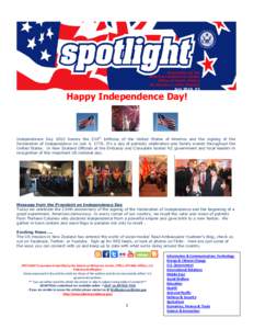 Newsletter of the American Reference Center Office of Public Affairs US Mission in New Zealand July 2010, #3