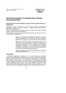 Jungermanniales / Biology / Hypnum cupressiforme / Grimmia / Porella / Domica / Marchantiophyta / Bryophyte / Slovak Karst National Park / Mosses / Plant taxonomy / Botany