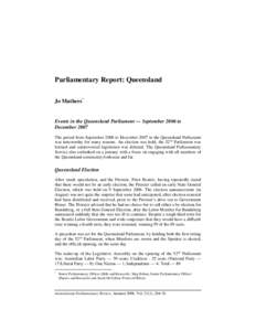 23- Queensland Parliamentary chronicle