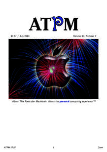 ATPM[removed]July 2011 Volume 17, Number 7