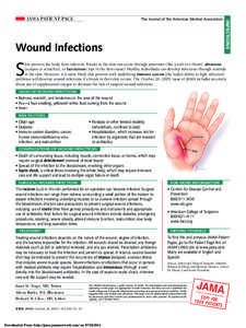 The Journal of the American Medical Association  Wound Infections INFECTIONS
