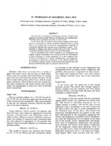 Volcanology / Volcanic rocks / Igneous rocks / Phenocryst / Basalt / Moon rock / Tholeiitic magma series / Fractional crystallization / Pyroxene / Petrology / Geology / Igneous petrology