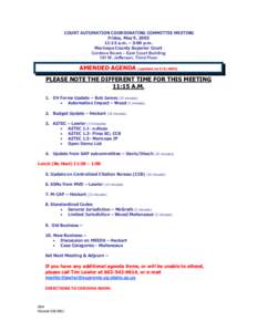 Arizona / Government / Meetings / Minutes / Parliamentary procedure