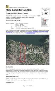Fall 2014 State Land Sale: Property Itasca County