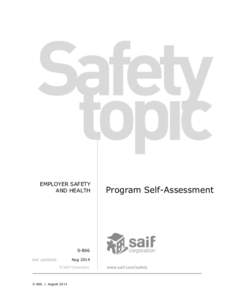Employer safety and health program self-assessment