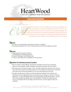 HeartWood  CS Centre for Community Youth Development