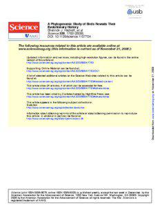 Biology / Science / Gruiformes / Neognathae / Modern birds / Evolution of birds / Ficus / Cladistics / Bird / Phylogenetics / Seabirds / Taxonomy