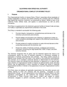 Microsoft Word - Organizational Conflict of Interest Policy Final[removed]