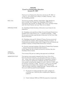 Kentucky Council on Postsecondary Education / Education in the United States / Kentucky Community and Technical College System / Ryan Quarles / University of Kentucky / Project Graduate / Double the Numbers / Education in Kentucky / Kentucky / Southern United States