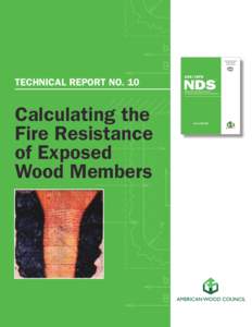 ANSI/AWC NDS-2012 Approval Date: August 15, 2011 TECHNICALREPORT REPORT12