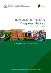 Government of Western Australia  Department of Regional Development and Lands Royalties for Regions