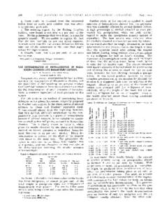 4. There could be obtained from the fermented melon juice a n acetic acid solution that was about I[removed]per cent. pure acid. 5 . The reducing sugars, by the Fehling titration method, were found t o run near[removed]per c