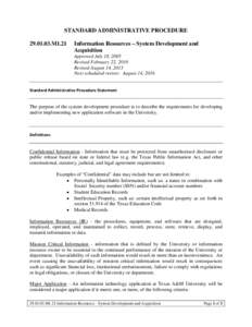 Computing / Information technology management / Risk analysis / Information security / Systems development life-cycle / IT risk / SAP AG / Risk management / Government procurement in the United States / Security / Computer security / Data security