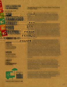 JOIN LA COCINA FOR THE 6TH ANNUAL SAN FRANCISCO STREET