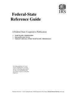 IRS Publication[removed]Federal State Reference Guide November 2010