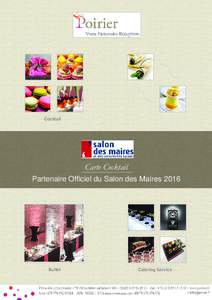 Carte Cocktail - Salon SMCL 2016