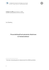 Version, [removed]erste Version[removed]http://fheh.org/images/fheh/material/relativismusld.pdf Lutz Danneberg  Wissenschaftsbegriff und epistemischer Relativismus