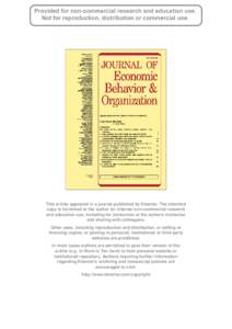 This article appeared in a journal published by Elsevier. The attached copy is furnished to the author for internal non-commercial research and education use, including for instruction at the authors institution and shar