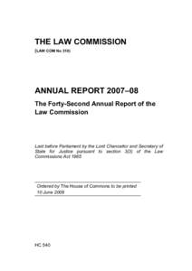 Government / Terence Etherton / Law / Royal Commission / Ministry of Justice / Scottish Law Commission / Law Reform Commission of New South Wales / United Kingdom / Law Commission / Law in the United Kingdom
