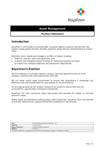 Financial accounting / Asset management / Management / Asset / Balance sheet / Intangible asset / Generally Accepted Accounting Principles / Accountancy / Finance / Business