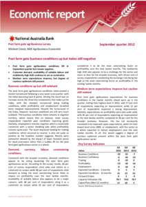 National Australia Bank / Capacity utilization / Euro / Economist / Australia / Agribusiness / Economics / Index numbers / Consumer Confidence Index