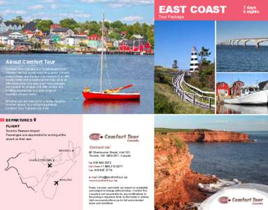 EAST COAST Tour Package