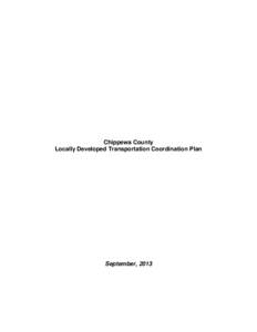 [removed]Chippewa County coordination plan