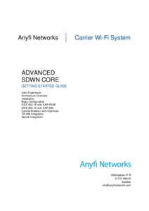 Anyfi Networks  Carrier Wi-Fi System ADVANCED SDWN CORE